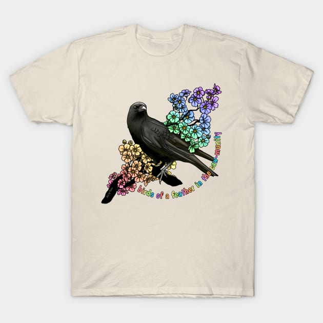 Caw-munity T-Shirt by Art by Veya